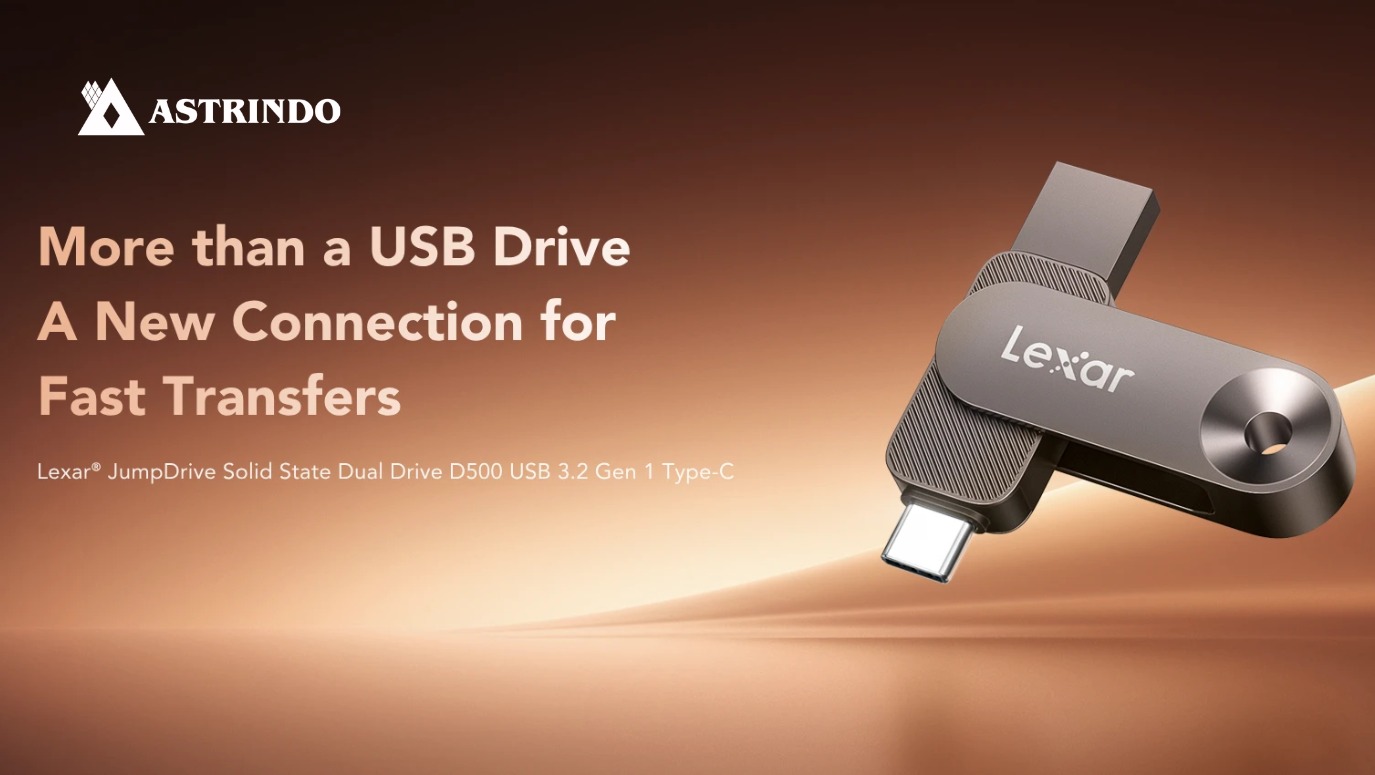 Lexar® JumpDrive® Solid State Dual Drive D500: Solusi Transfer Data Cepat Antar Perangkat